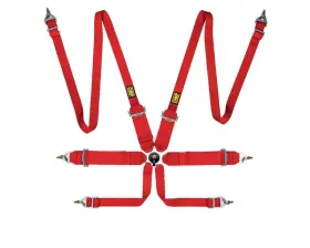 Da0-0204-b02-061 Omp Racing First 3/2 Harness Red