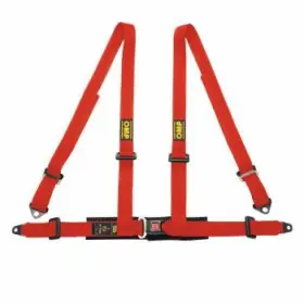Da0-0505-a01-061 Omp Racing 4 Point Harness - Red