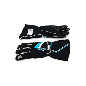 Ib0-0772-a01-244-s Omp Racing Inc Inc. - Tecnica Gloves Blue And Cyan Small
