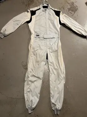 8856-2000 Omp Rs.224.12 Tecnica Evo Racing Suit Cik/ Fia Approved Size 56 Gray