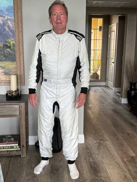 Omp X0071538 Size 58 White Mens Racing Suit Good Condition Over 1 700 New
