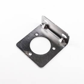 Phillips & Temro 8606056 And Receptacle Mounting Bracket Chrome 3 Predrilled Holes