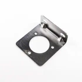 8606056 Phillips & Temro And Receptacle Mounting Bracket Chrome 3 Predrilled Holes
