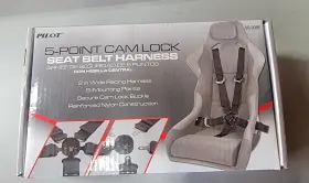 Sb-008e Pilot 5-point Cam Lock Seat Belt Harness