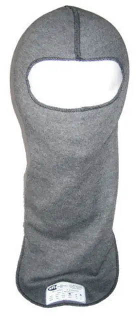 2421 Pxp Racewear Head Sock Grey Single Eyeport 2 Layer