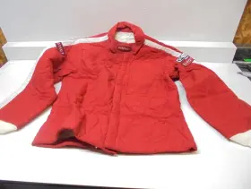 27220 Pyrotect 2 Layer Red Jacket M -nomex-racing-drag-mud-trucks-karting-dirt-new