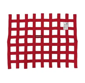 Nw300120 Pyrotect Race Car Window Net 18 Inch X 22 -sfi 27.1 Approved Red