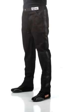 112002 Racequip Racing Driver Fire Suit Pants Single Layer Sfi 3.2a/ 1 Black Small