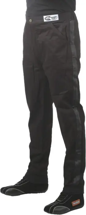 112008 Racequip Racing Driver Fire Suit Pants Single Layer Sfi 3.2a/ 1 Black 3xl