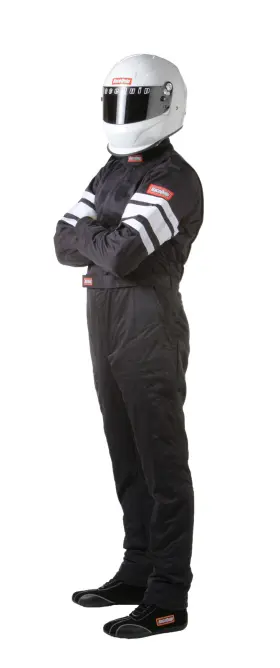 120008rqp Racequip 120 Series 1-pc Driving Suit Sfi 3.2a/5 Black/white 3xl