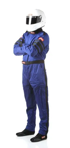120028rqp Racequip 120 Series 1-pc Driving Suit Sfi 3.2a/5 Blue/black 3xl