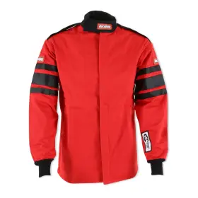121018rqp Racequip 120 Series Driving Jacket Sfi 3.2a/5 Red/black Stripe 3xl
