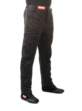 122002rqp Racequip 120 Series Driving Pants Sfi 3.2a/5 Black/white Stripe Small