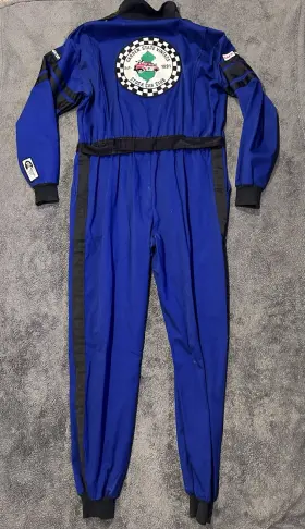 130927 Racequip Xxl One Piece Single Layer Racing Driver Fire Suit Sfi 3.2a/ 1 Blue