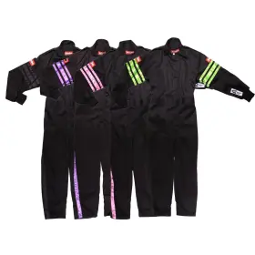 1950792rqp Racequip Youth 1 Piece Racing Suit Black/green S