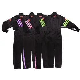 1950893rqp Racequip Youth 1 Piece Racing Suit Black/pink Km