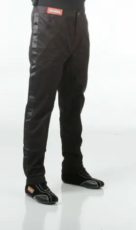 1970091 Racequip Pro 1 Series Black Trim X Small Single Layer Fabric Racing Pant