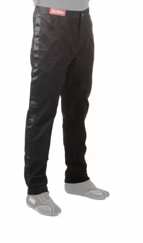 1970095 Racequip Single Layer Racing Driver Fire Suit Pants Sfi 3.2a/ 1 Black Trim Youth