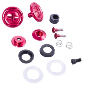205661rqp Racequip Helmet Hardware Kit - Pivots/posts/screws Included Silver