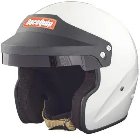 253115 Racequip Open Face Helmet Sa 2015 White Large