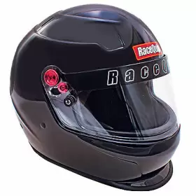 276005rqp Racequip - Pro 20 Series Gloss Black Large Racing Helmet