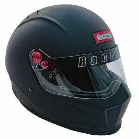286996 Racequip 15 Series Black Reinforced Polymer X-large Flat Bl Racing Helmet