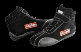 30500200rqp Racequip 305 Euro Carbon L Driving Shoes Sfi 3.3/5 Black Size 20