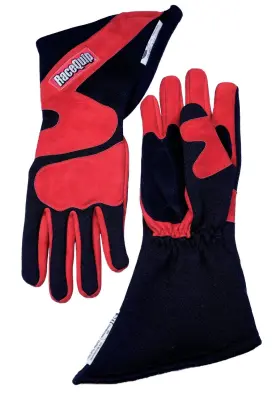 358106rqp Racequip 358 Series Driving Gloves - Sfi 3.3/5 Red/black Xl