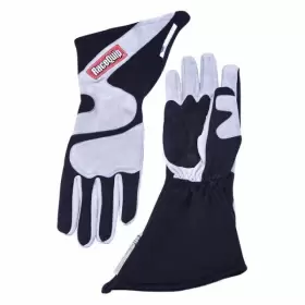 358605 Racequip Nomex Gauntlet Large Double Layer Race Gloves With Long Angle Cut