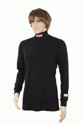 4910901 Racequip Sfi 3.3 Fire-retardant Racing Underwear Shirt Youth Xs Black