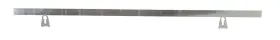 700901rqp Racequip Window Net Mount 35 In Bottom Bar With 2 Tabs Zinc Plated