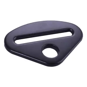 700905rqp Racequip 2 In Delta Style Short Reach Bolt On Seat Belt End Black