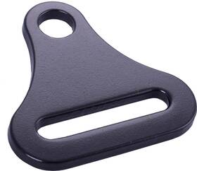 Racequip 700910rqp 2 In Delta Style Long Reach Bolt On Seat Belt End Black