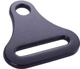 700910rqp Racequip 2 In Delta Style Long Reach Bolt On Seat Belt End Black