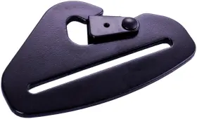 700940rqp Racequip 3 In Snap Hook Seat Belt End Black