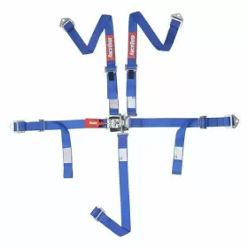 709029 Racequip Polyester Jr Ll Dragster Youth 5 Point Harness Blue Universal