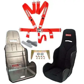 711011k2 Racequip Racing Harness With Seat Red Sfi Includes Raceq