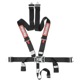 711041rqp Racequip Latch And Link 5 Point Racing Harness Orange