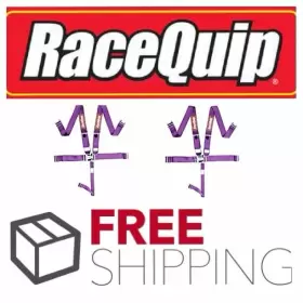 711051-2 Racequip 5 Point Purple Seat Belts Pair 711051 Racing Harness Imca Razor Rzr