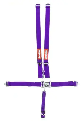 711051rqp Racequip 5 Point Harness Latch/link Sfi 16.1 Pull Down Adjust Purple