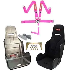 711081k1 Racequip Racing Harness With Seat Pink Sfi Includes Race