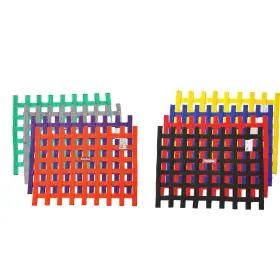 725065rqp Racequip Ribbon Style Race Car Window Net Sfi Platinum