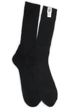 411990rqp Racequip 887753139795 Socks - Sfi 3.3 Fire Retardant Cotton Black Xx-small