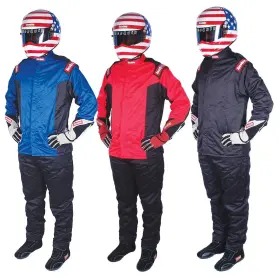 91619169rqp Racequip 9161 Chevron-5 Fire Suit Jacket Red Xl