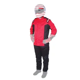 91619179rqp Racequip 91619179 Chevron-5 Driving Jacket Sfi 3.2a/5 Double Layer Red 2xl