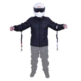 91930069rqp Racequip Multi-layer Sfi-20 Driving Jacket - Black X-large