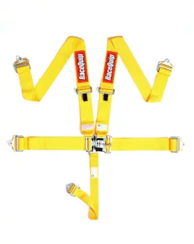 Rqp711031 Racequip Yellow L And 5pt Seat Belt