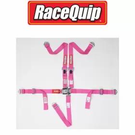709089 Racequip/safequip Jr. Dragster/quarter Midget 5-point Latch Pink 2 Inch Sfi Seat Belt