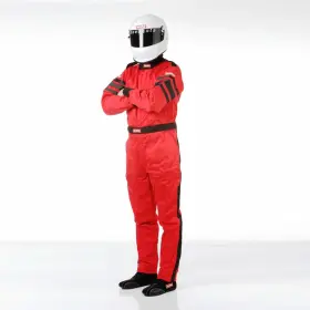 Tlx-rqp120012-cl360a70 Racequip Sfi-5 Suit Red Small