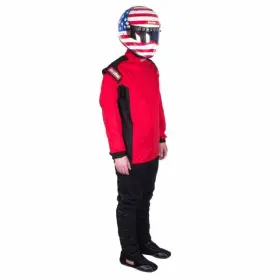 Tlx-rqp131913-cl360a70 Racequip For Chevron-1 Jacket Red Medium